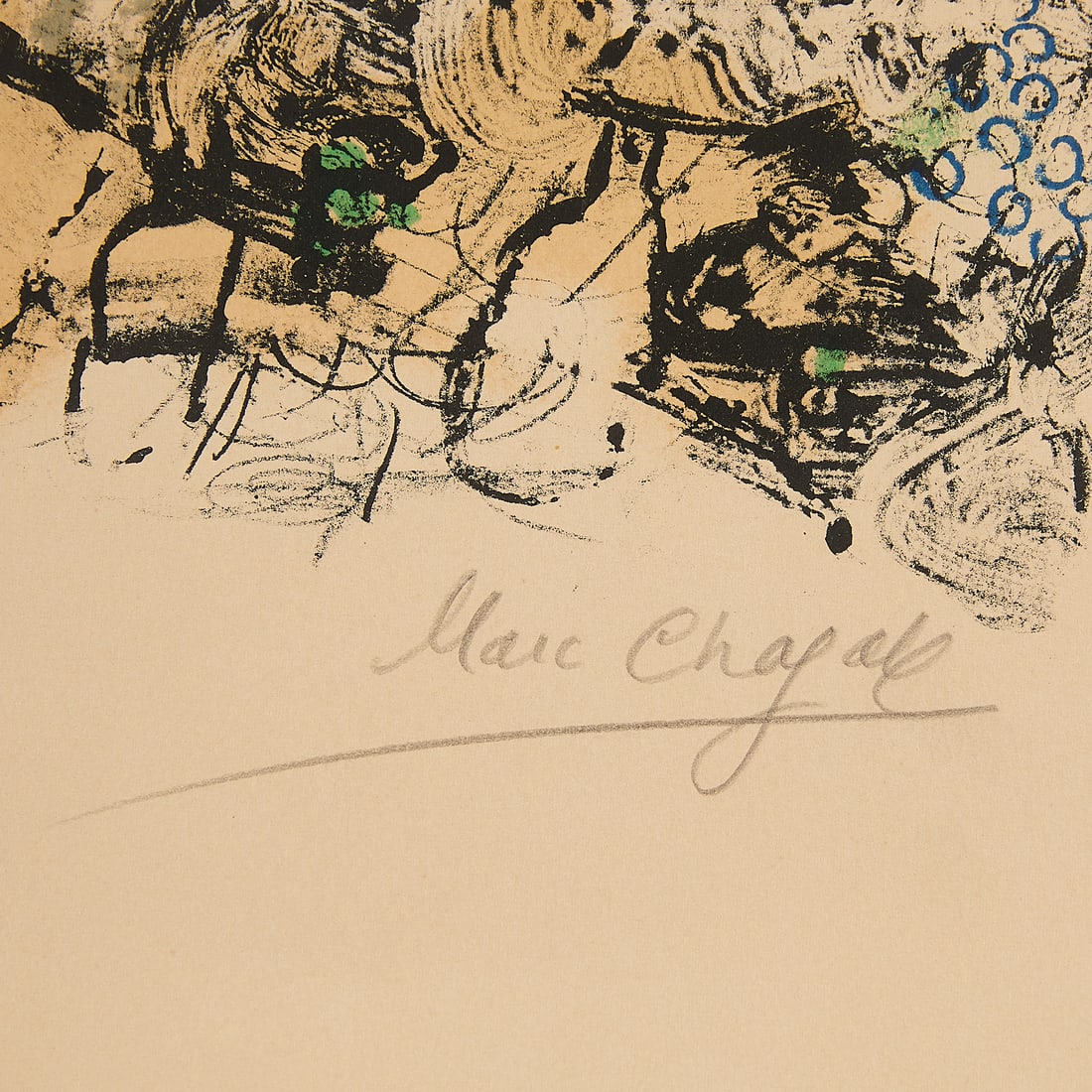 Marc Chagall "La Lecture" Lithograph 1973 - 3