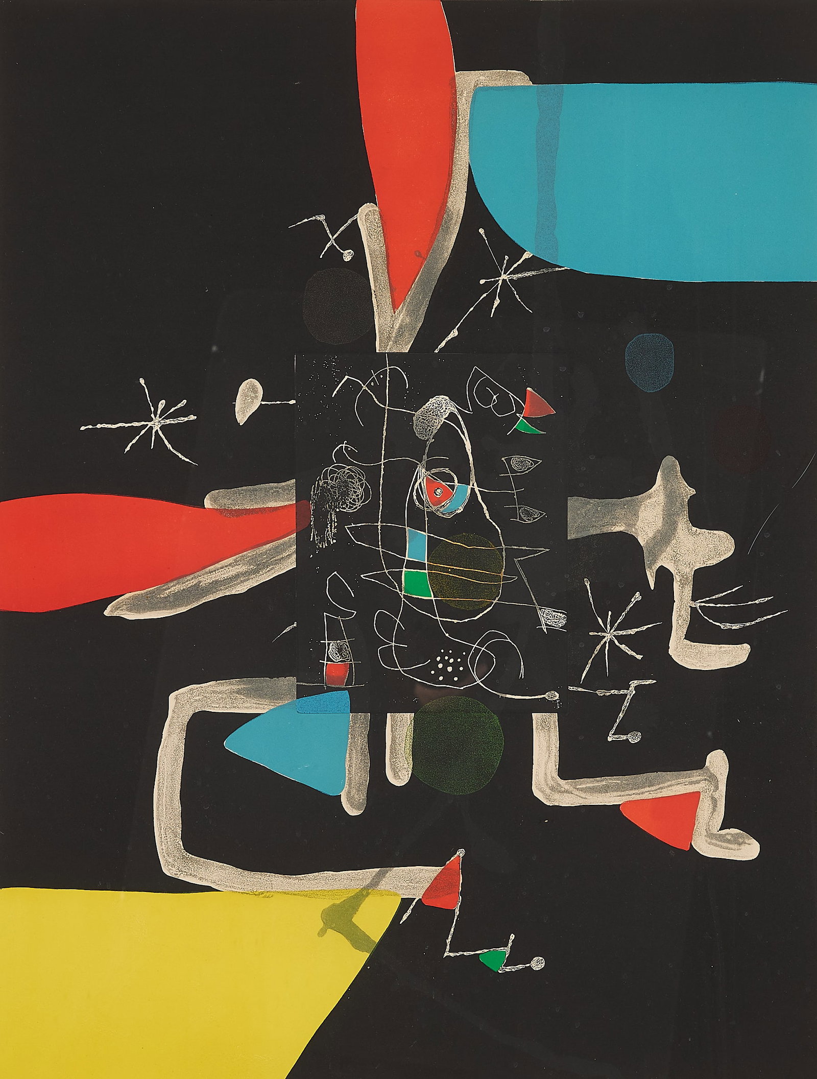 Joan Miro "Llibre dels sis Sentits IV" Etching (1 of 6)