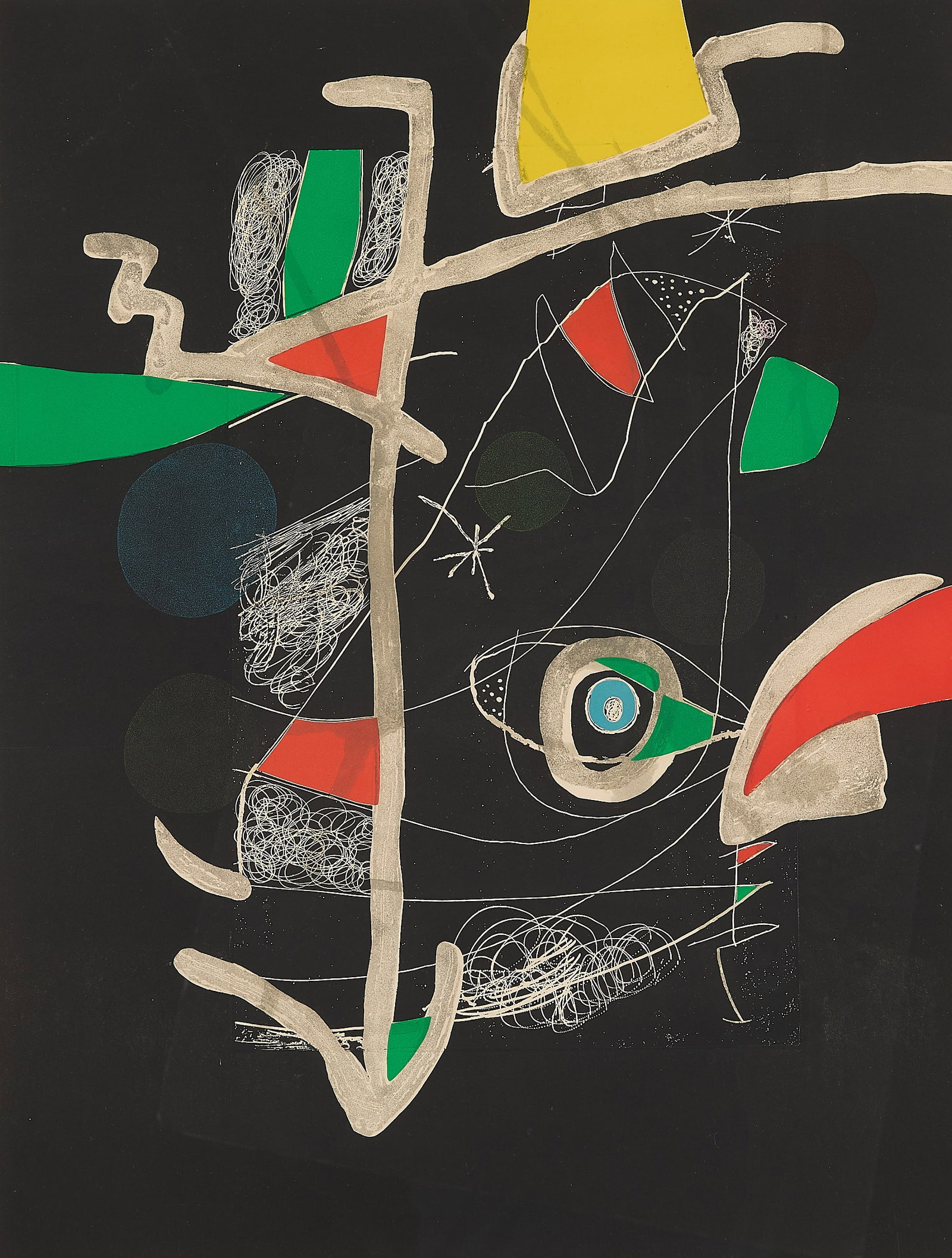 Joan Miro "Llibre dels sis Sentits VI" Etching (1 of 6)