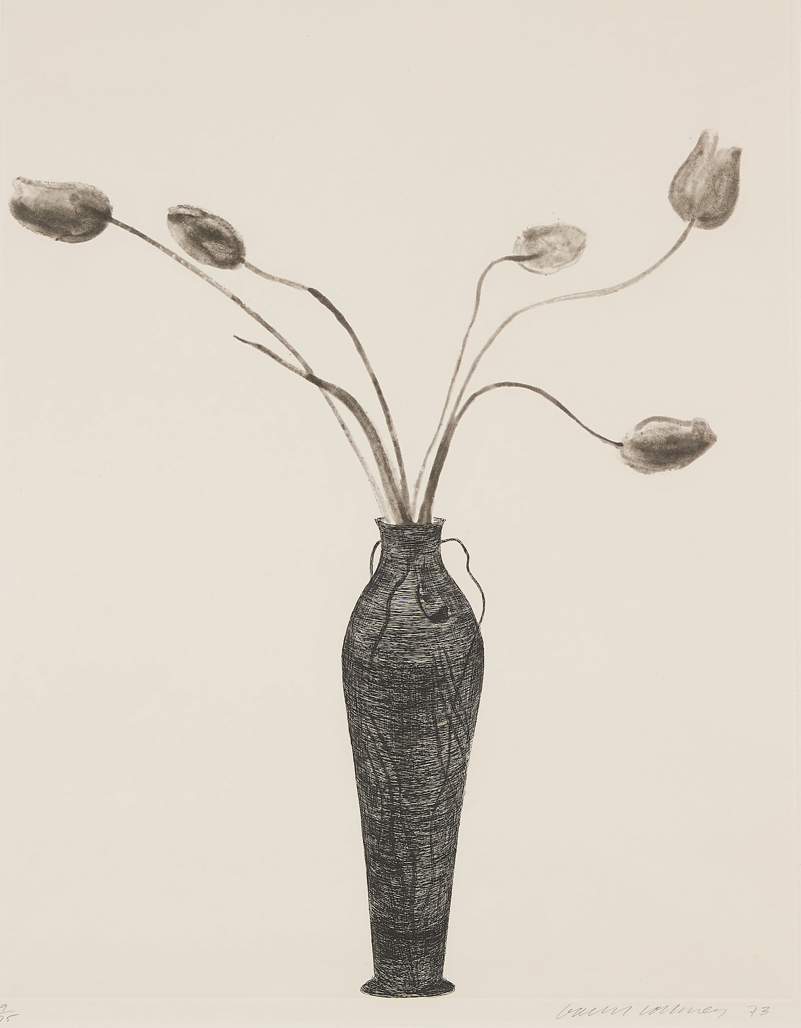 David Hockney "Tulips" Etching & Aquatint 1973 (1 of 6)