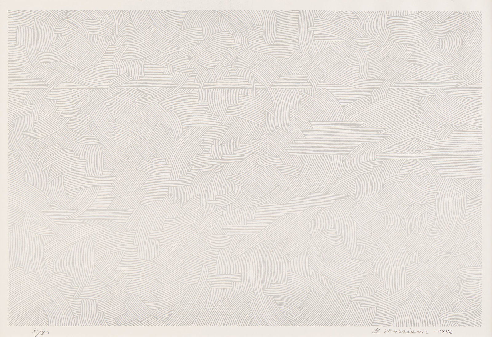 George Morrison Untitled Lithograph 1986 (1 of 8)