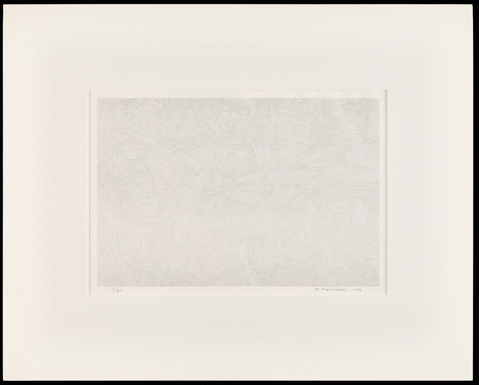 George Morrison Untitled Lithograph 1986 - 3