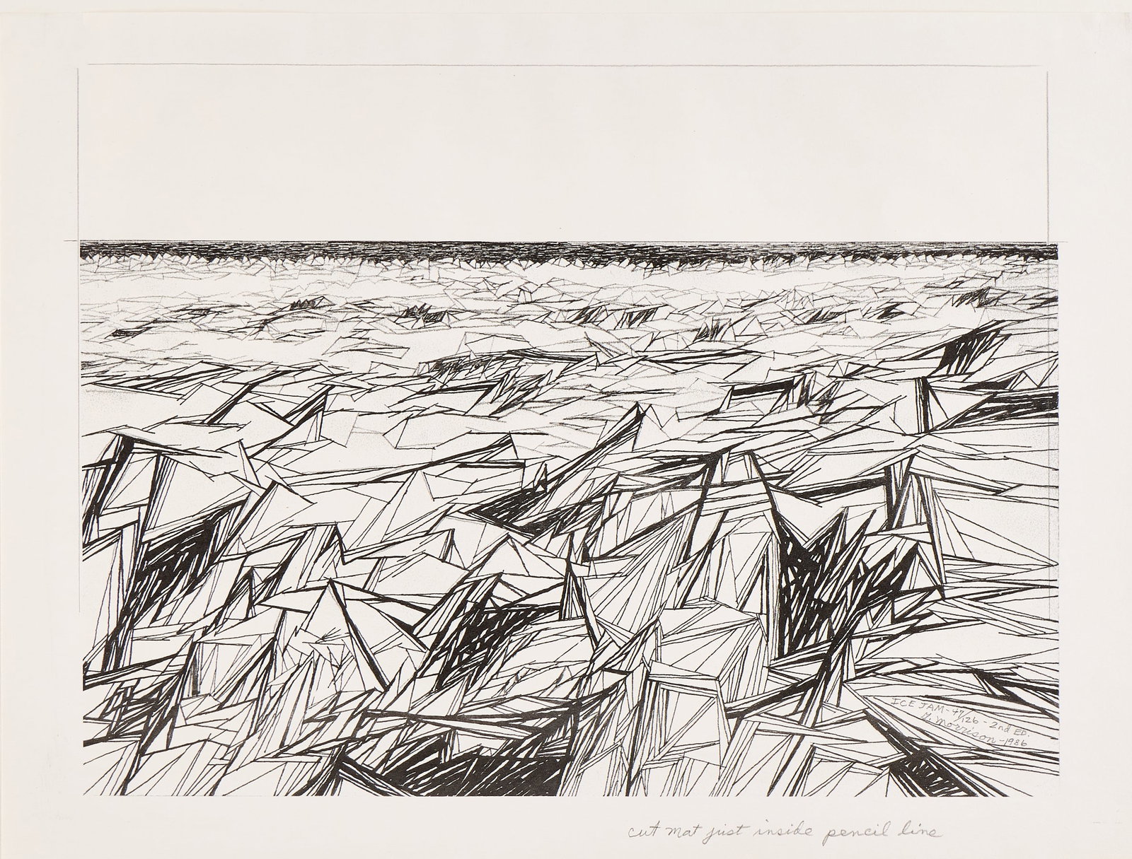 George Morrison "Ice Jam" 2nd Edition Print 1986 (1 of 7)