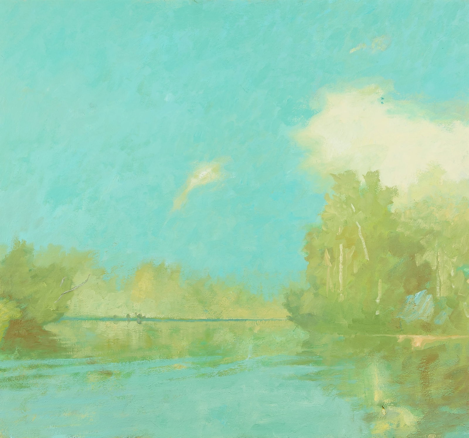 Paul Havas "Swamp" Oil Painting 1977 (1 of 7)