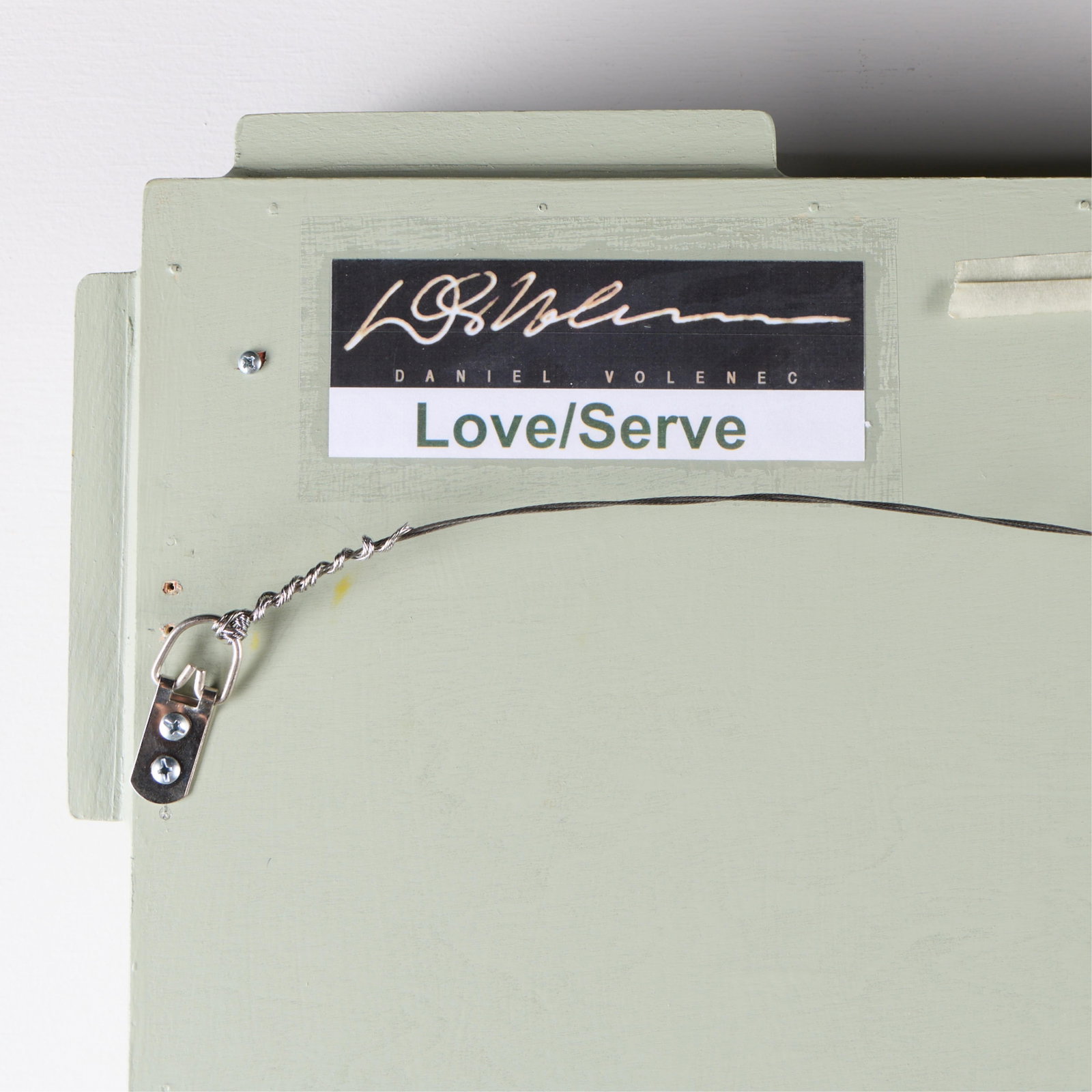 Daniel Volenec "Love/Serve" Mixed Media - 5