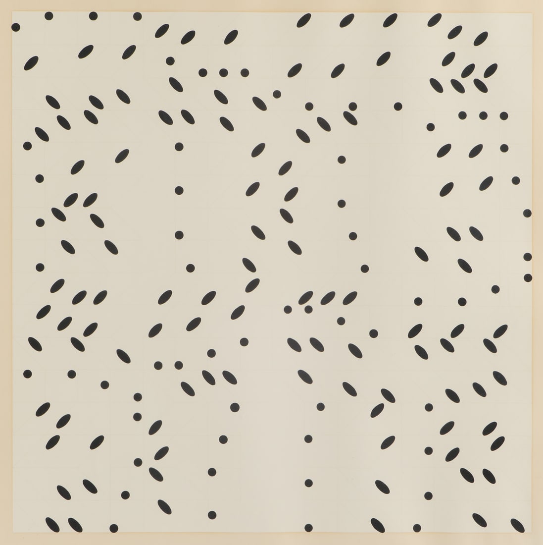 Larry Poons "Untitled" X+X Serigraph Print 1964 (1 of 4)