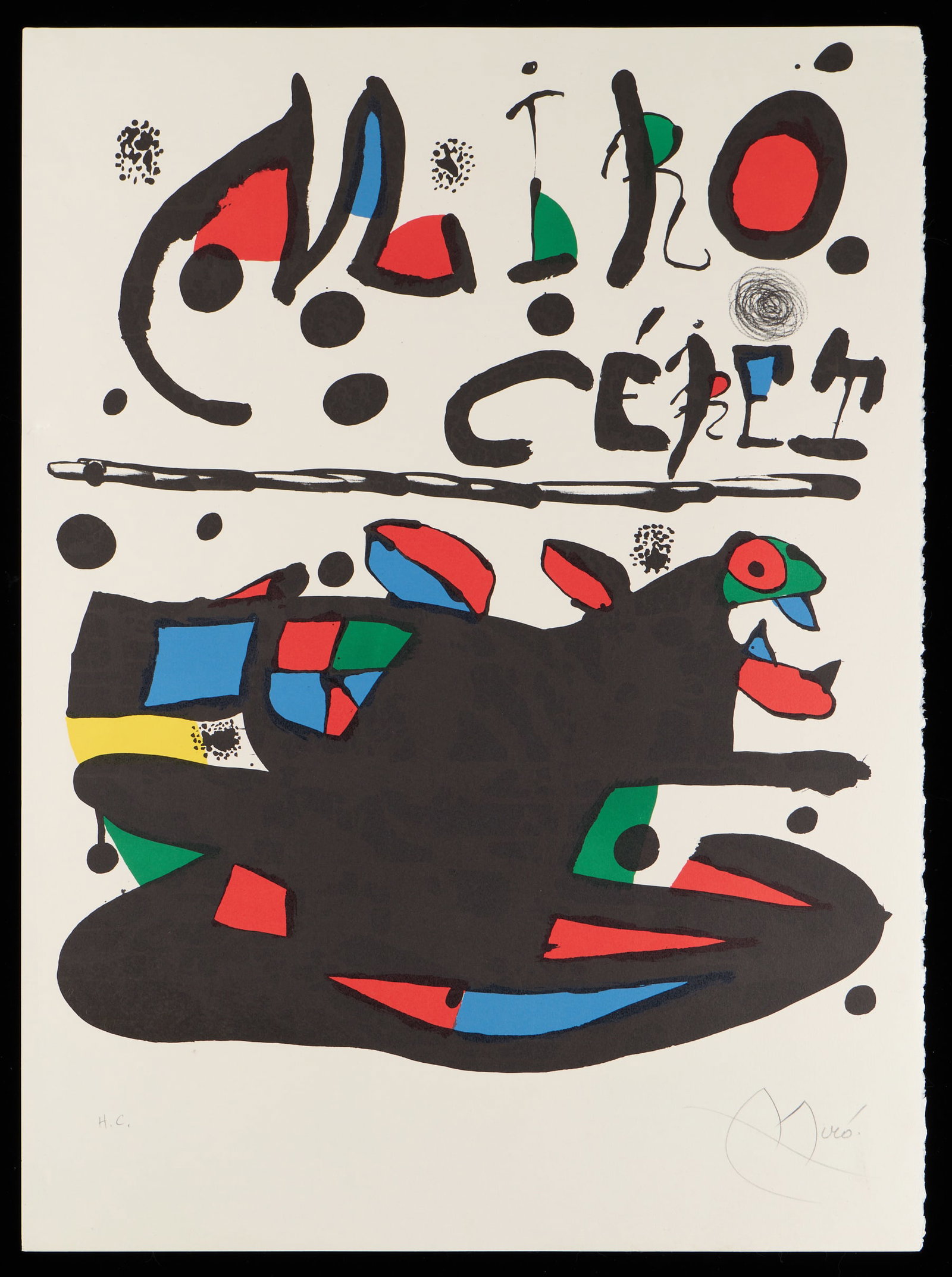 Joan Miro "Ceret" Exhibition Lithograph Print (1 of 5)