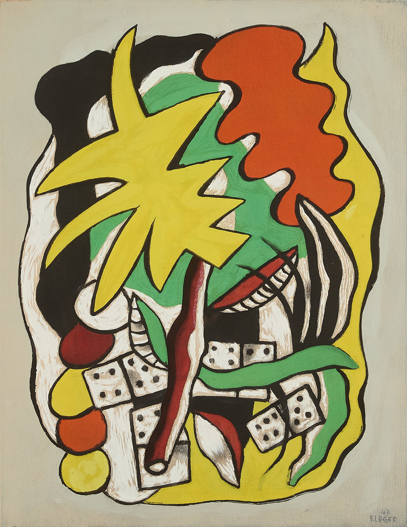 Fernand Leger "Composition aux Dominos" Lithograph (1 of 5)