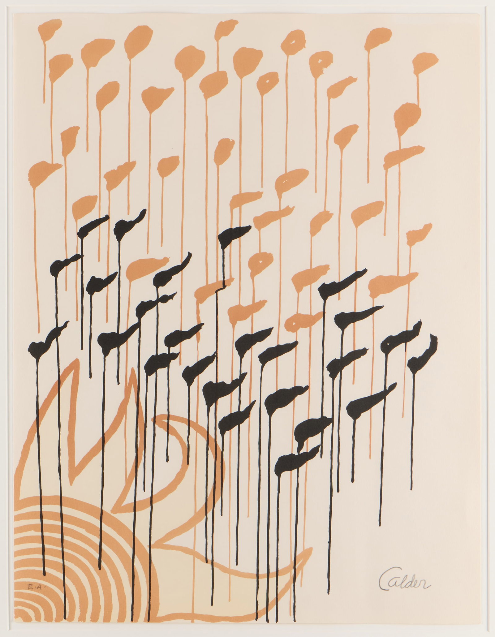 Alexander Calder "Rain" Lithograph (1 of 6)