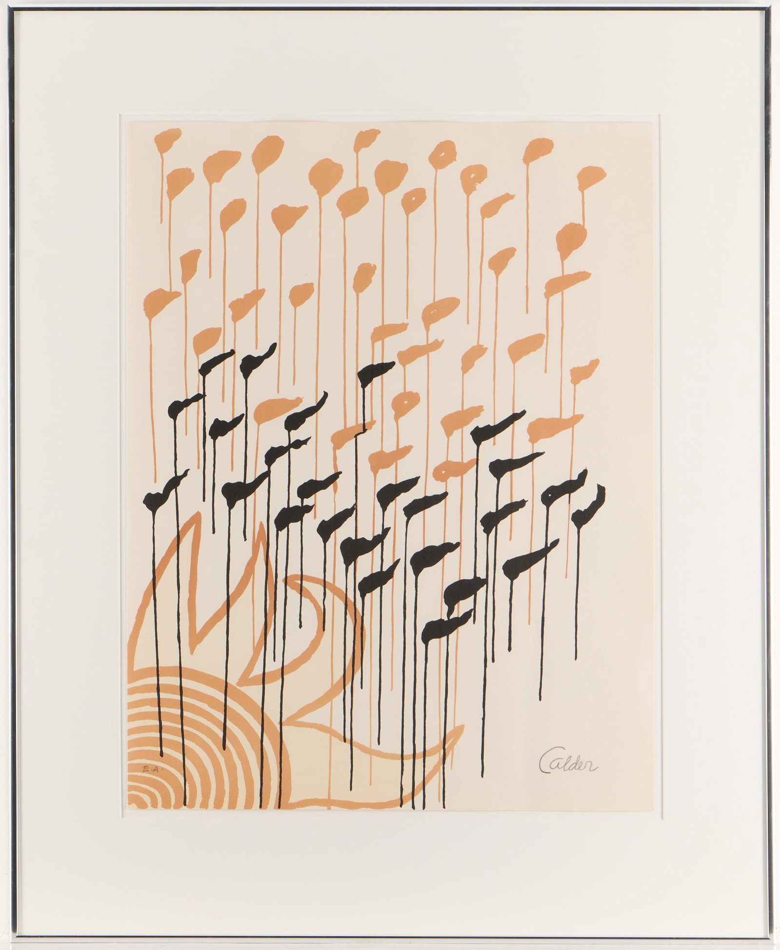 Alexander Calder "Rain" Lithograph - 3