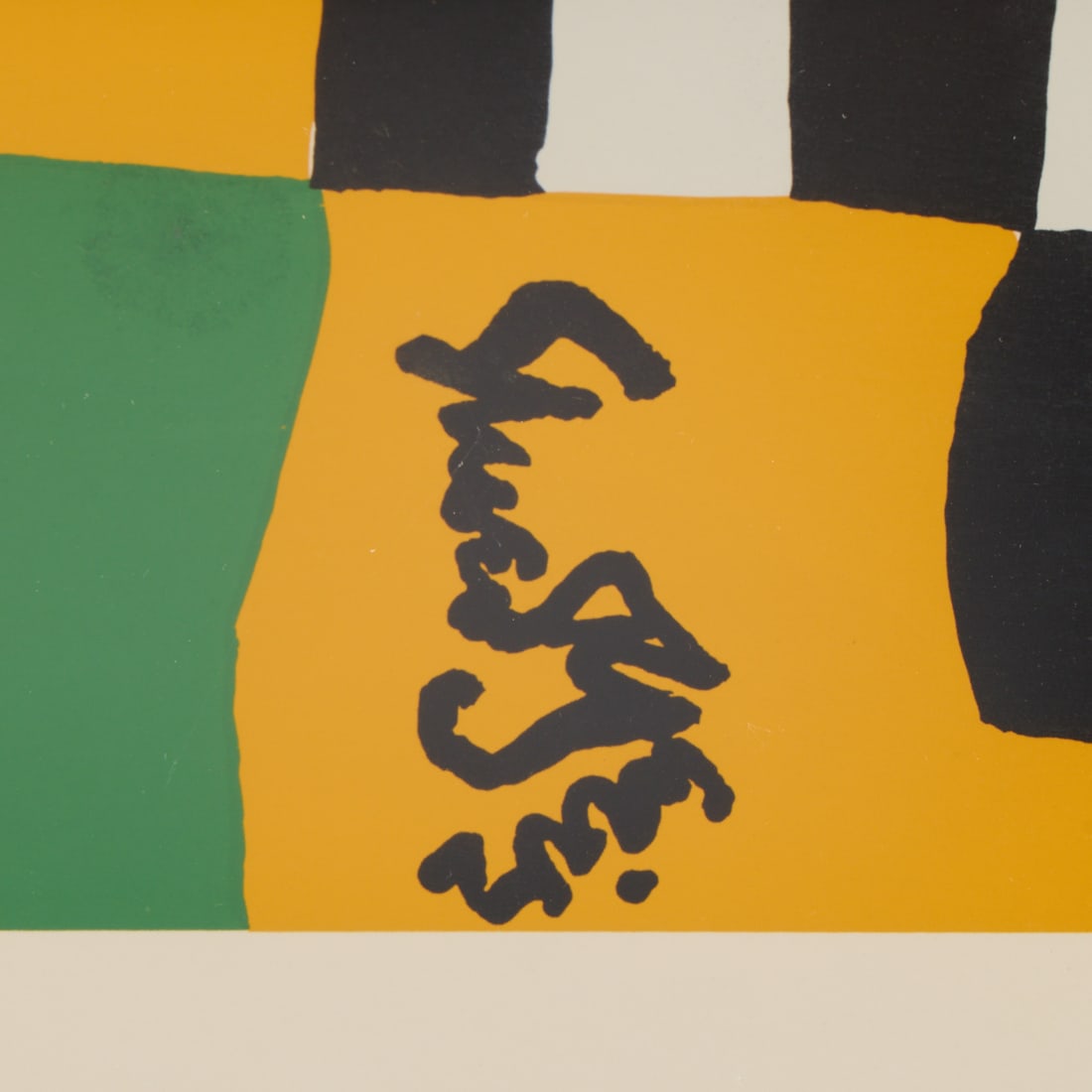 Stuart Davis "Composition" X+X Screenprint 1964 - 2