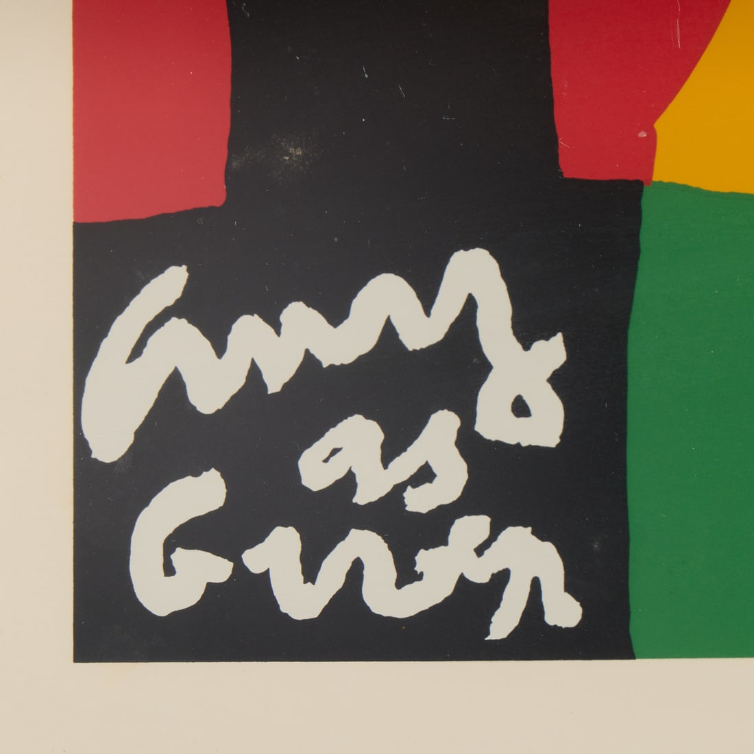 Stuart Davis "Composition" X+X Screenprint 1964 - 3