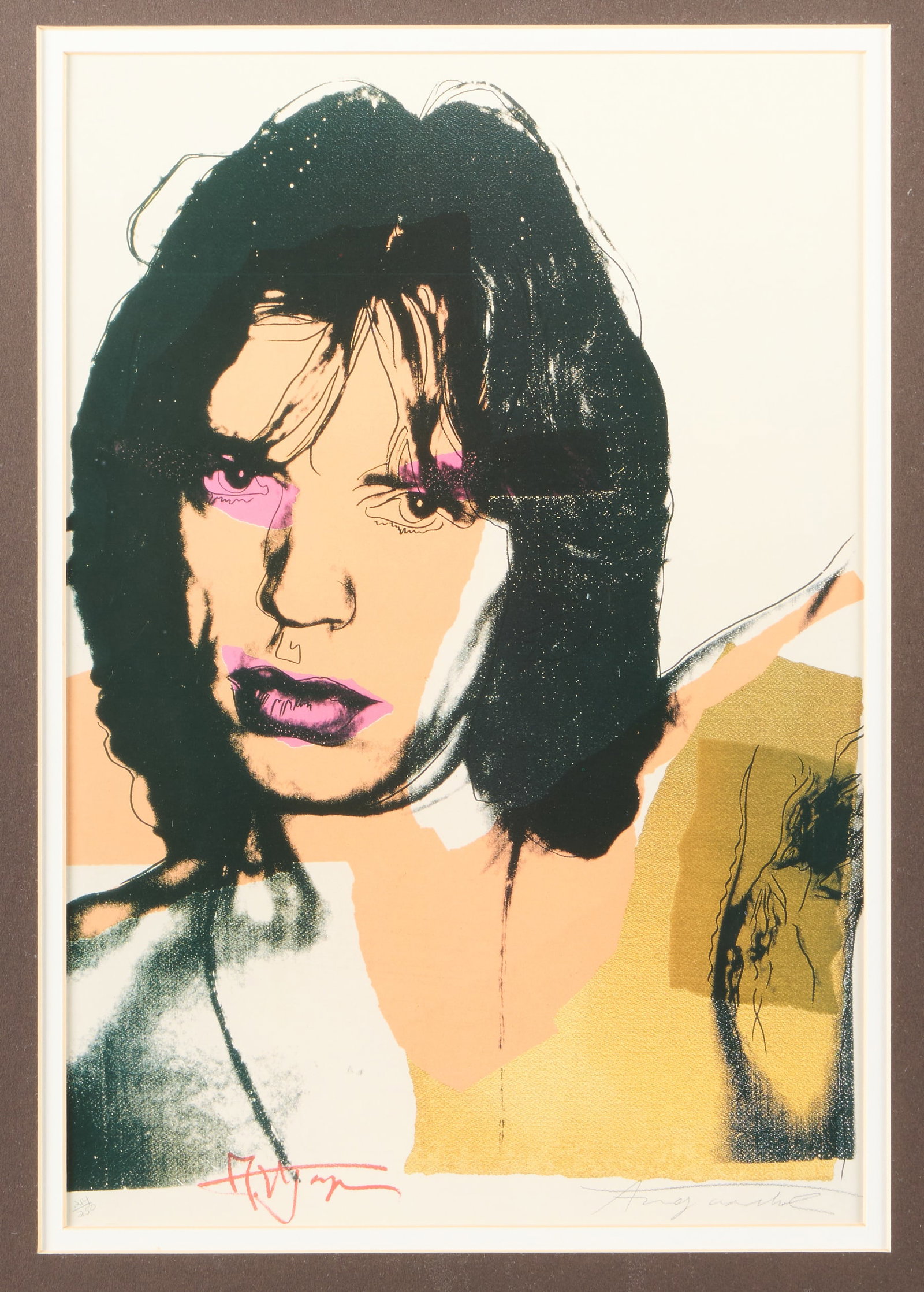 Andy Warhol "Mick Jagger" Lithograph (1 of 6)