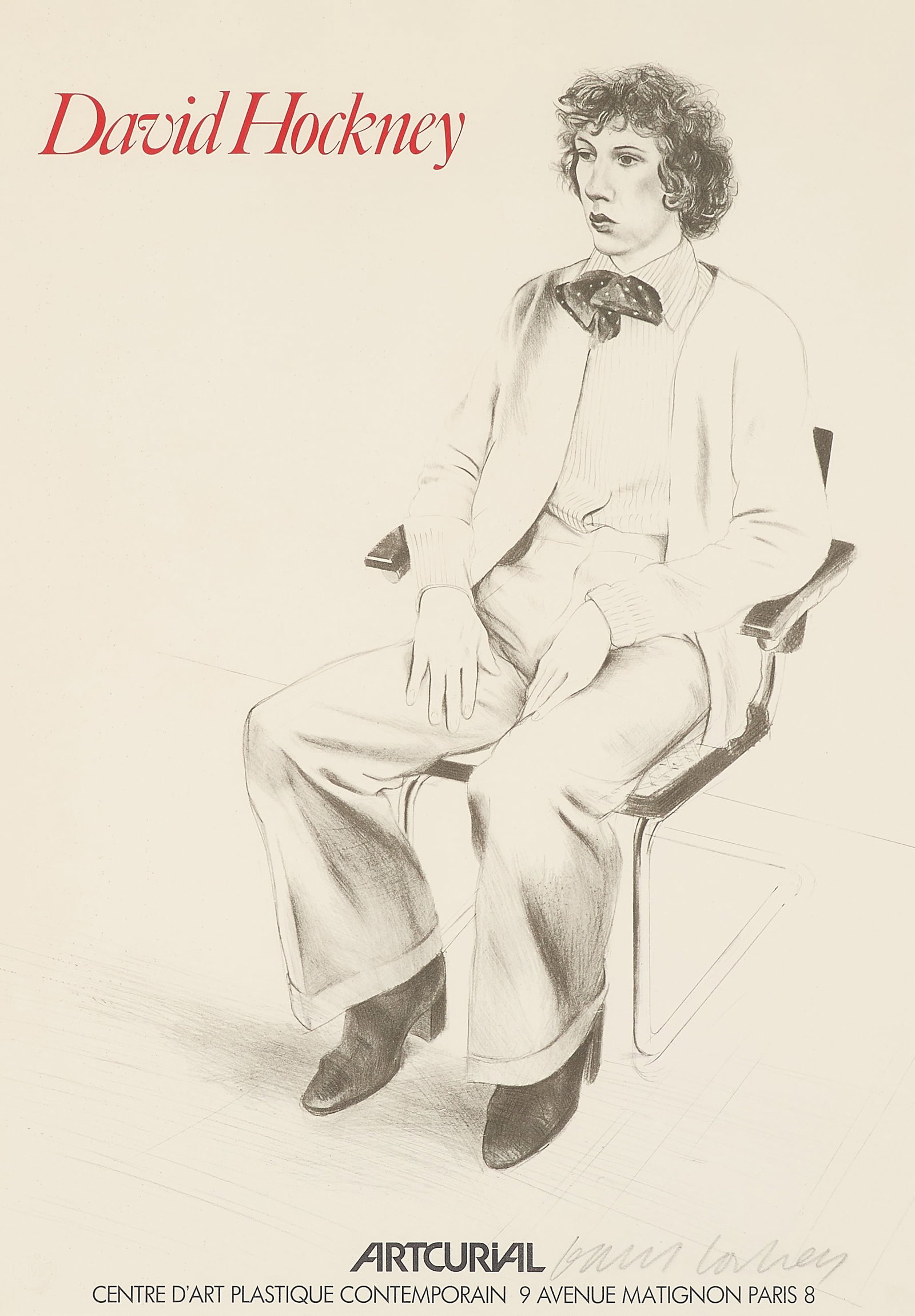 David Hockney 1979 Artcurial Poster Signed (1 of 5)