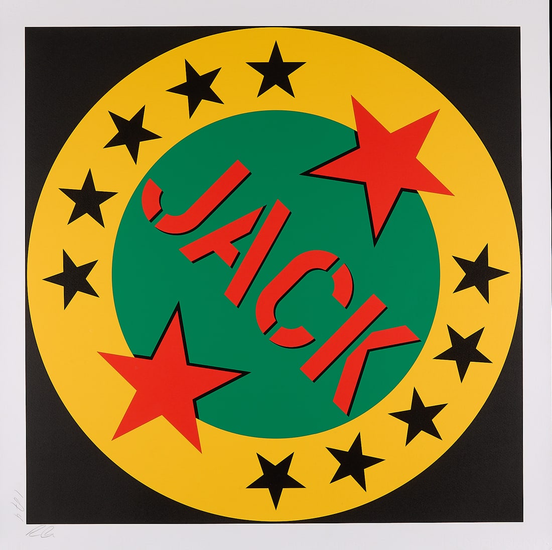 R. Indiana "American Dream No. 2 Jack" Screenprint (1 of 8)