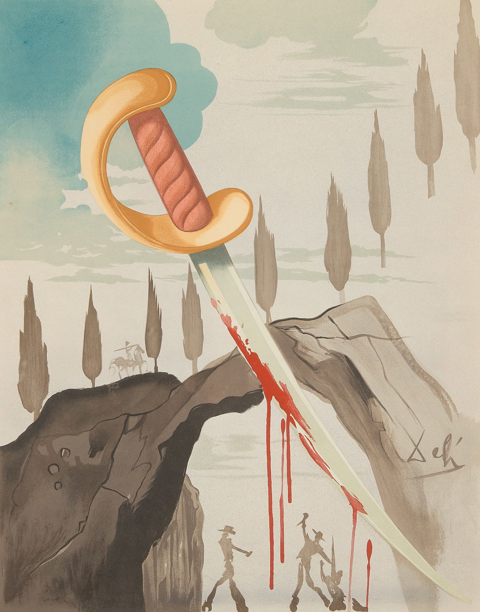 Salvador Dali "Whoever Takes Carmen" Lithograph (1 of 8)
