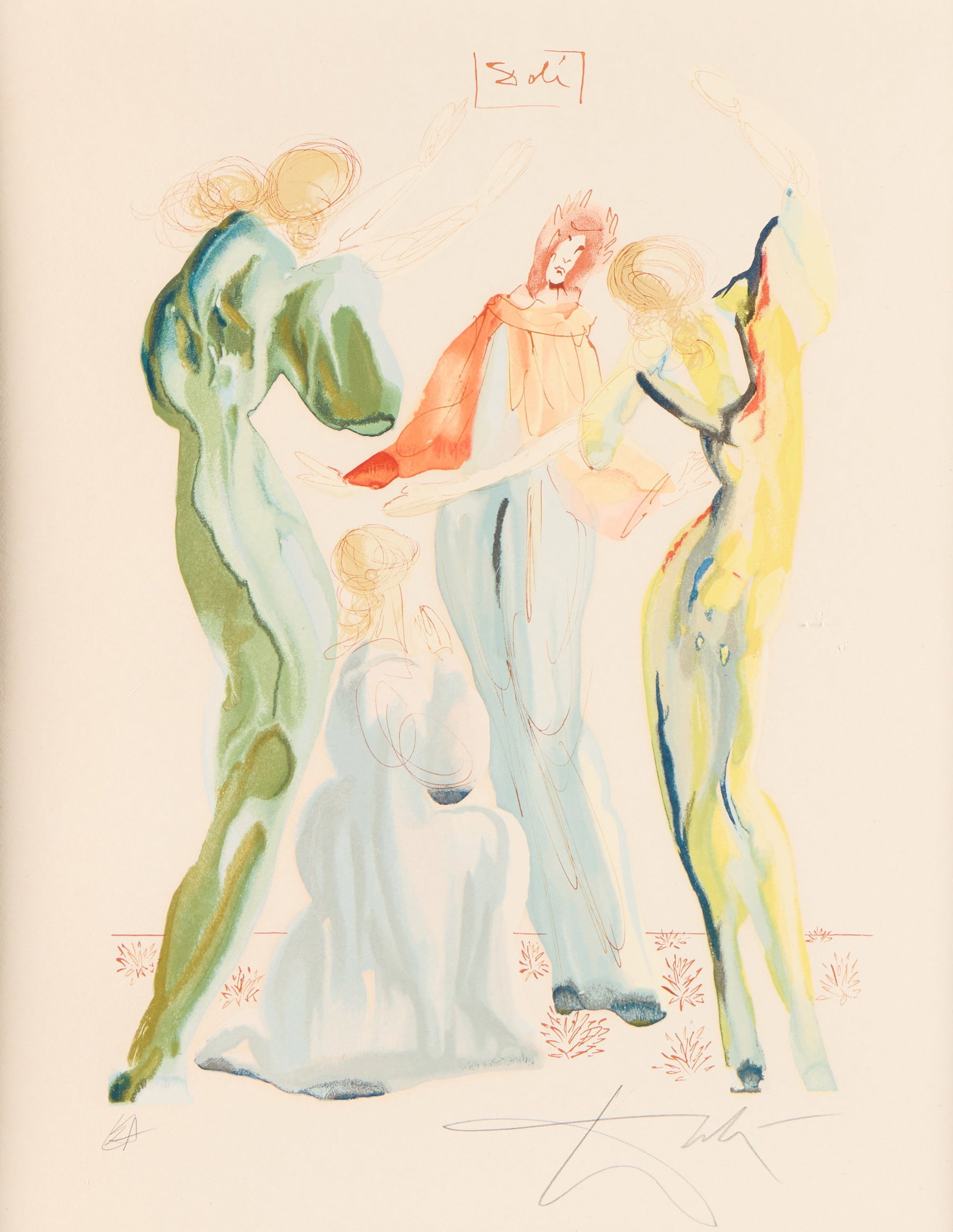 After Salvador Dali "La Danse" Lithograph (1 of 6)