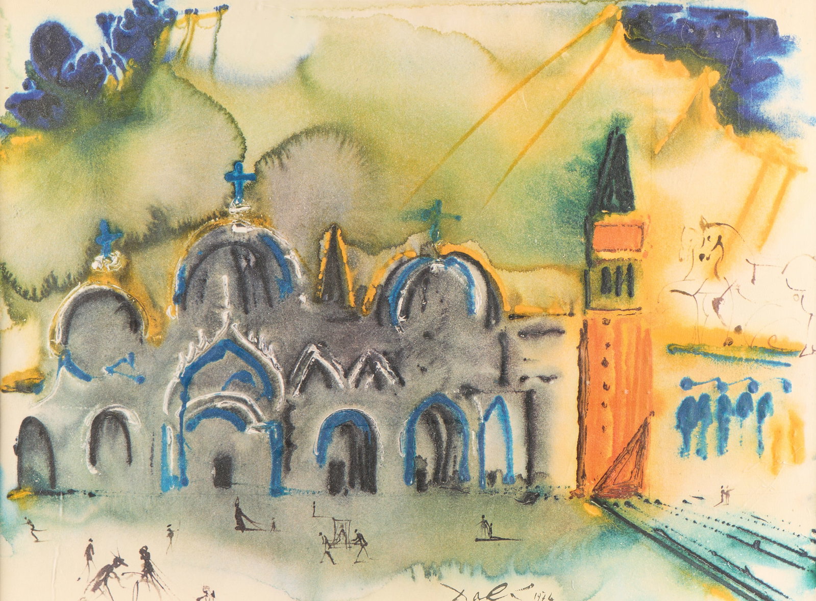 After Salvador Dali "Homage to Venice" Lithograph (1 of 7)