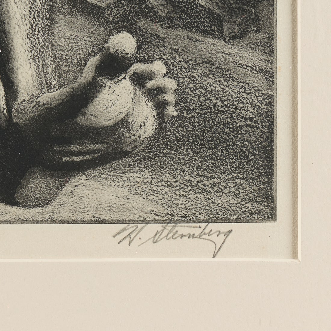 Harry Sternberg "Enough (Boundman)" Etching - 2
