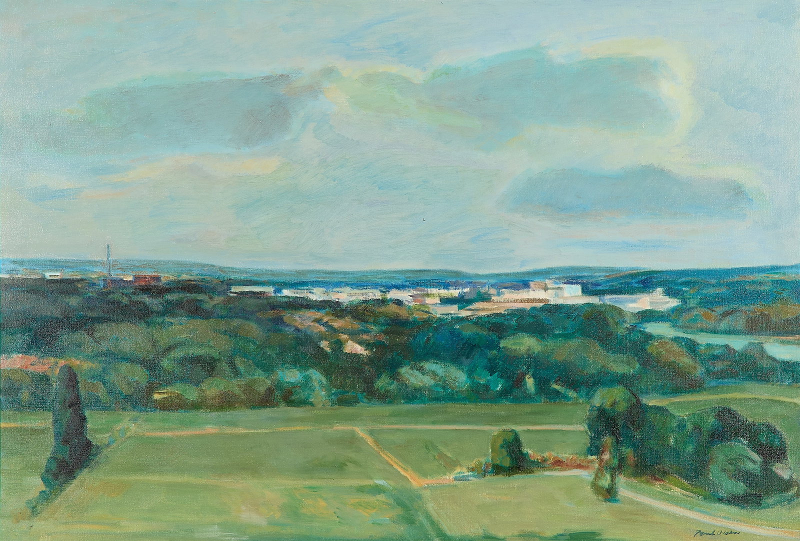 Paul Olsen "St. Paul" Landscape Oil Painting (1 of 6)