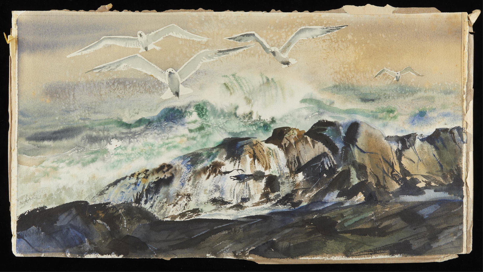 C. Robert Perrin Double-Sided Painting - 3
