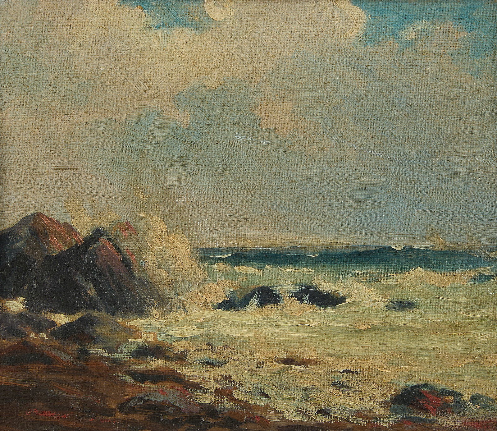 Leon Lundmark “Shore Lines?? Landscape Oil Painting (1 of 5)