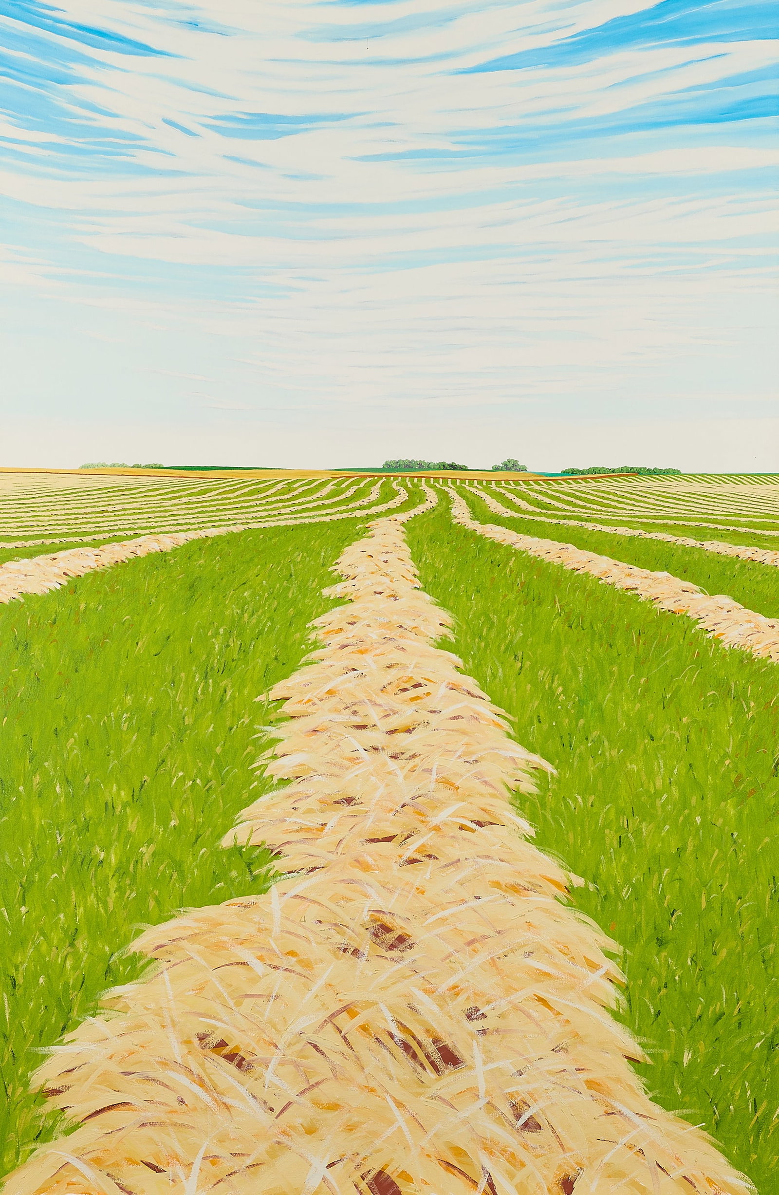Roger Laux Nelson "Straw" Oil Painting 1981 (1 of 6)