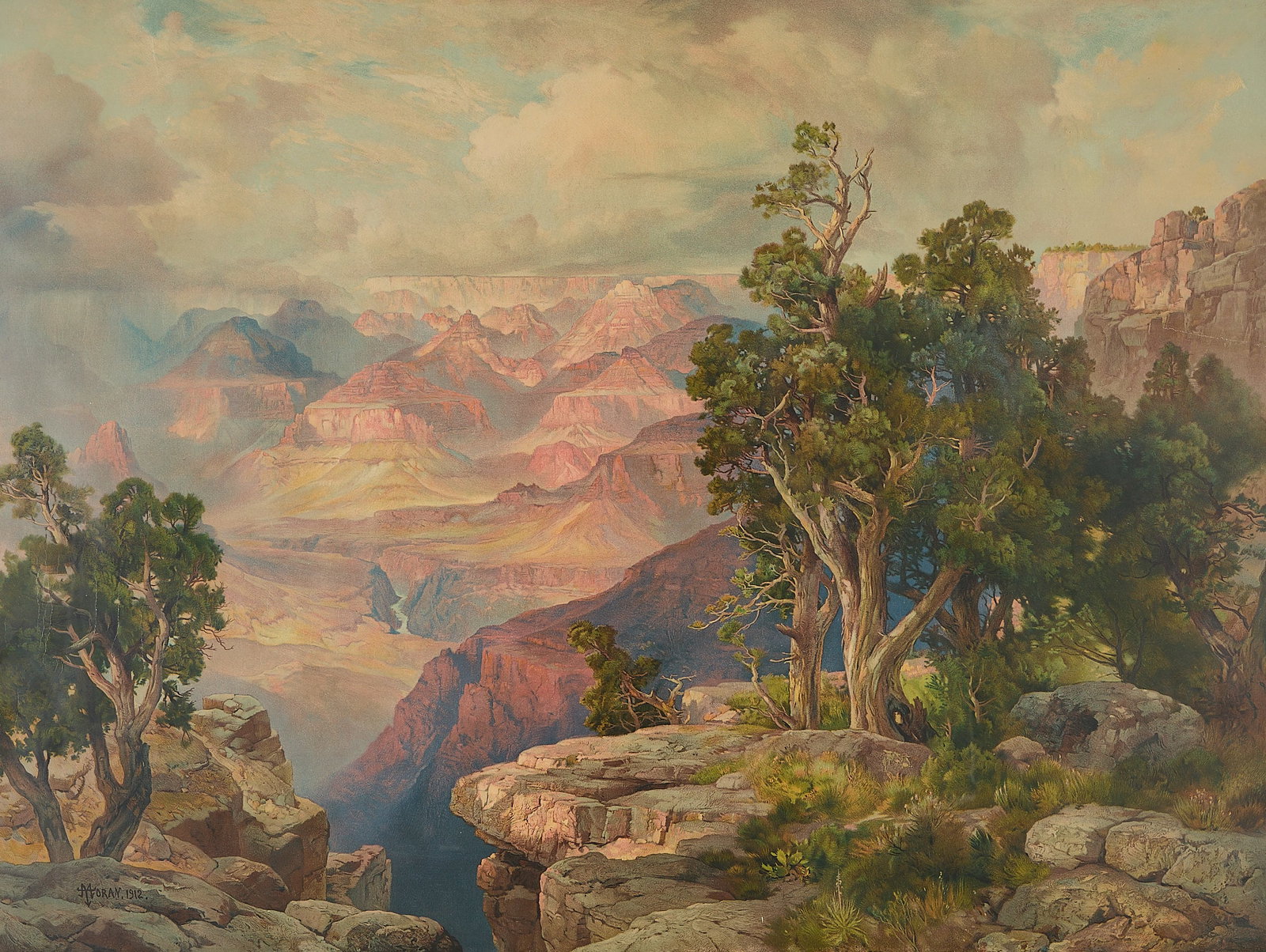 After Moran "Grand Canyon of Arizona" Lithograph (1 of 7)