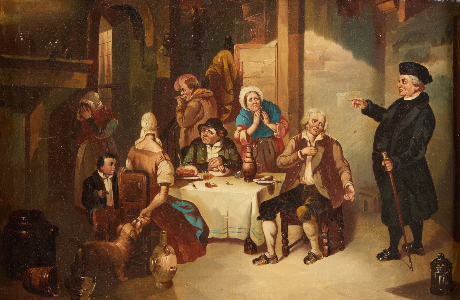 David Wilkie "The Truant" English School Painting (1 of 5)