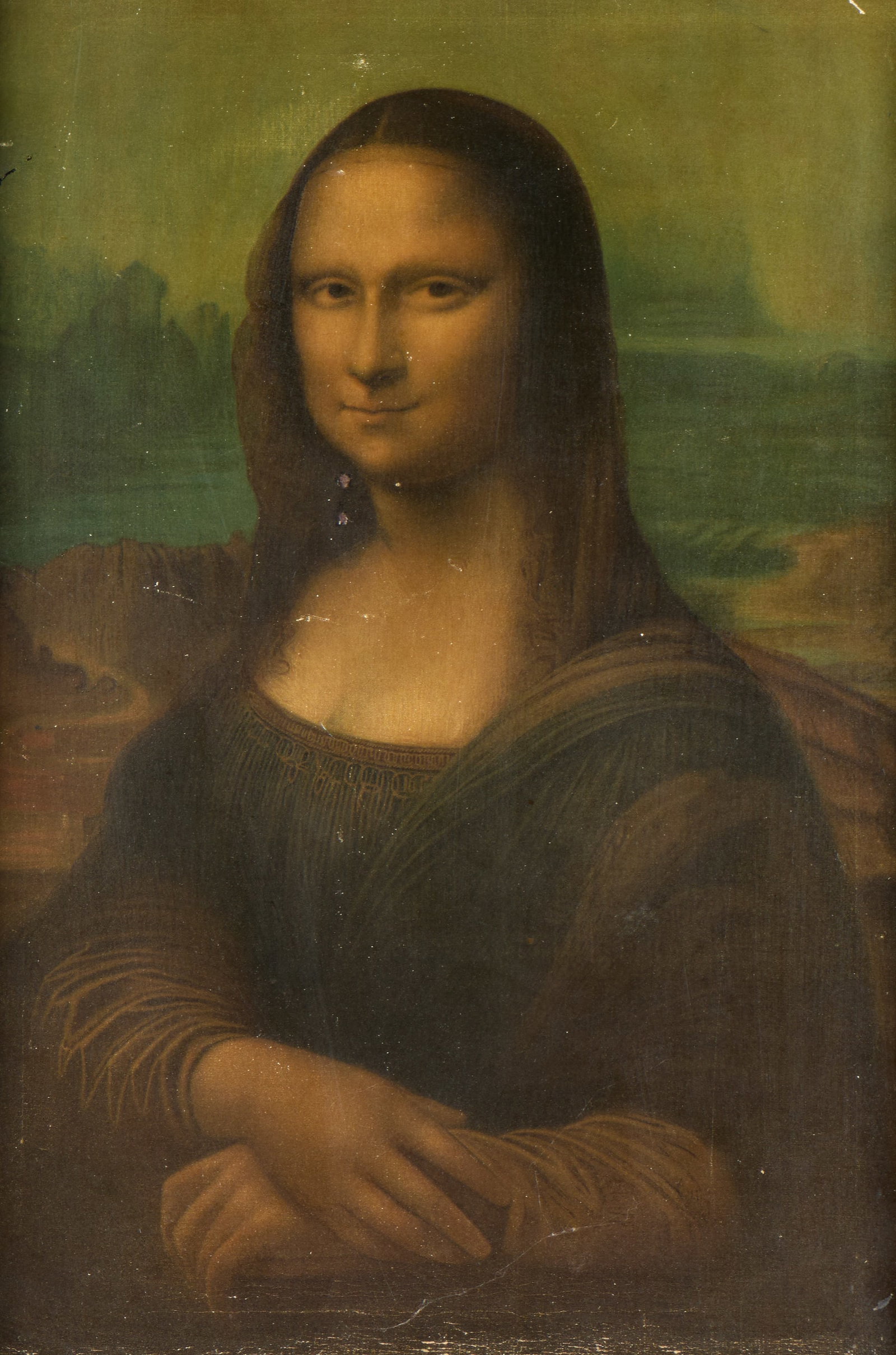 Aft. Leonardo da Vinci "Mona Lisa" Oil Painting (1 of 4)