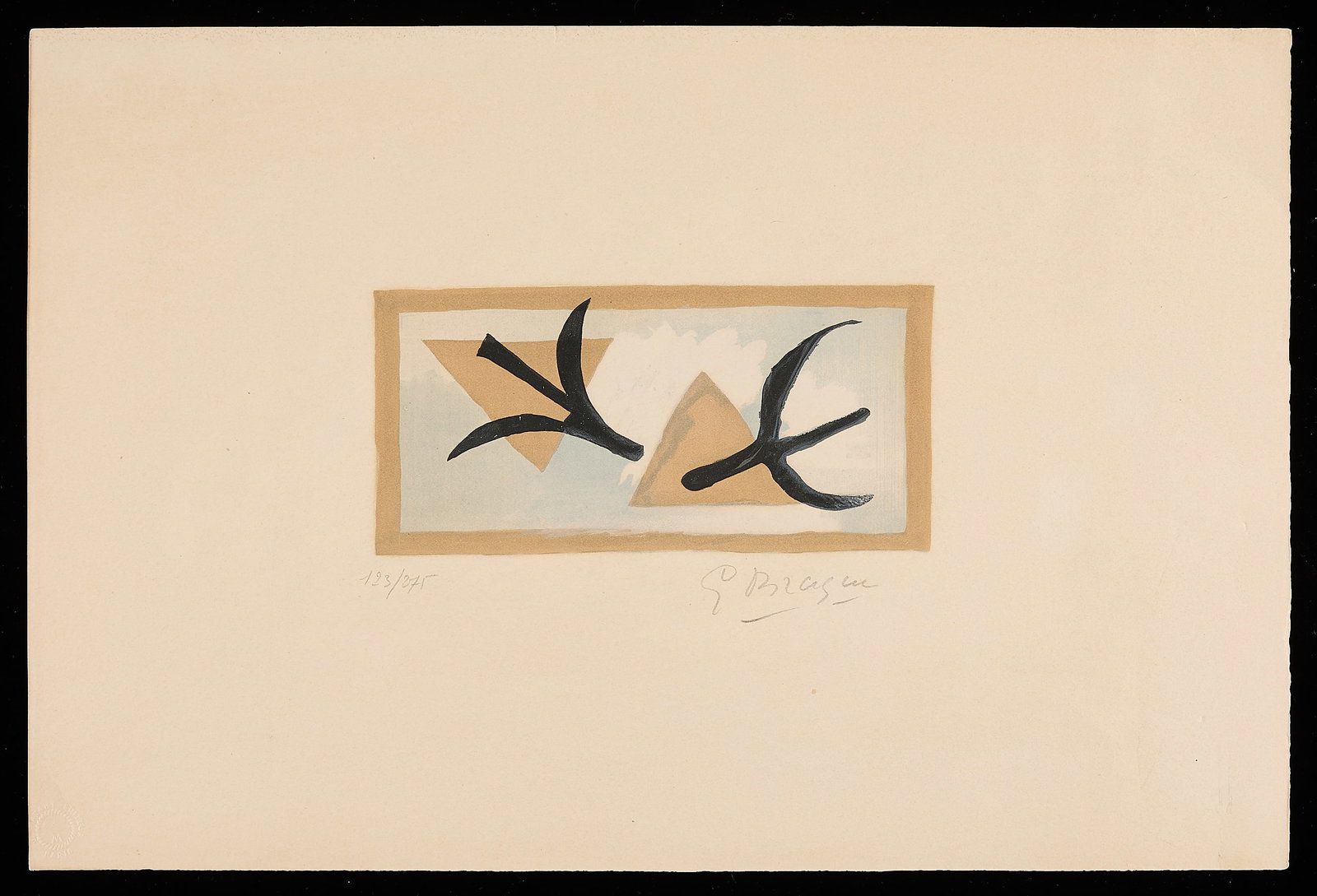 Georges Braque "Les Martinets" Lithograph - 2