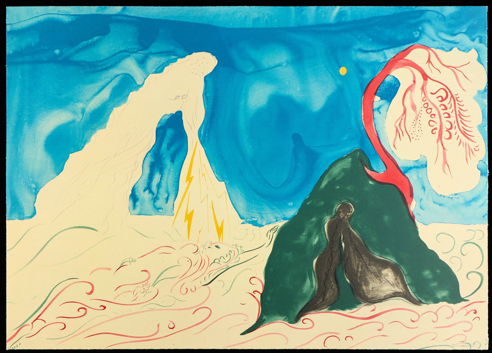 Chris Ofili "Paradise by Night" Lithograph 2010 (1 of 8)