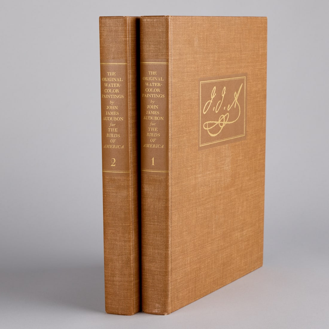 2 Vols. J.J. Audubon "Water-Color Paintings Birds" (1 of 10)