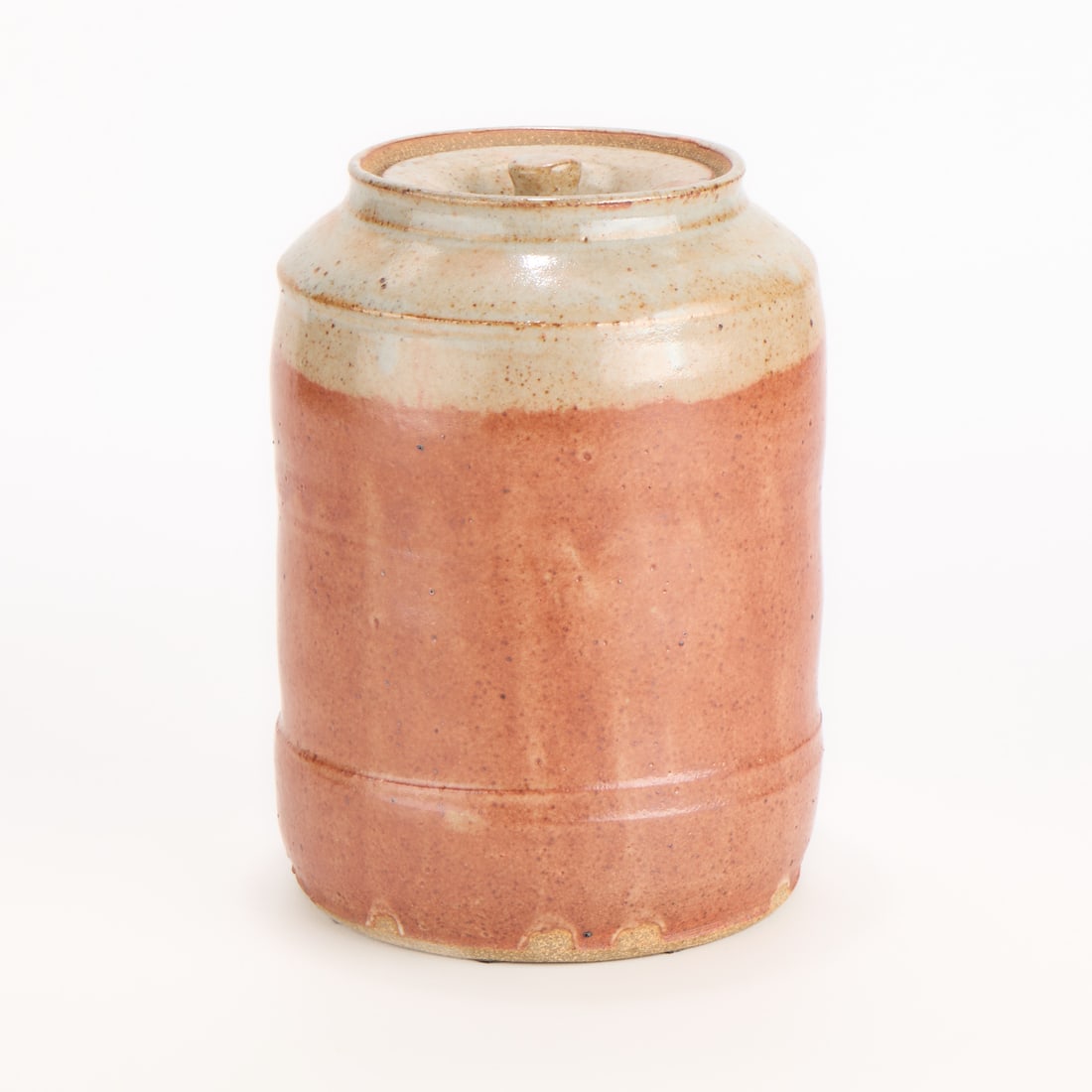 Warren MacKenzie Studio Pottery Lidded Jar Marked (1 of 5)