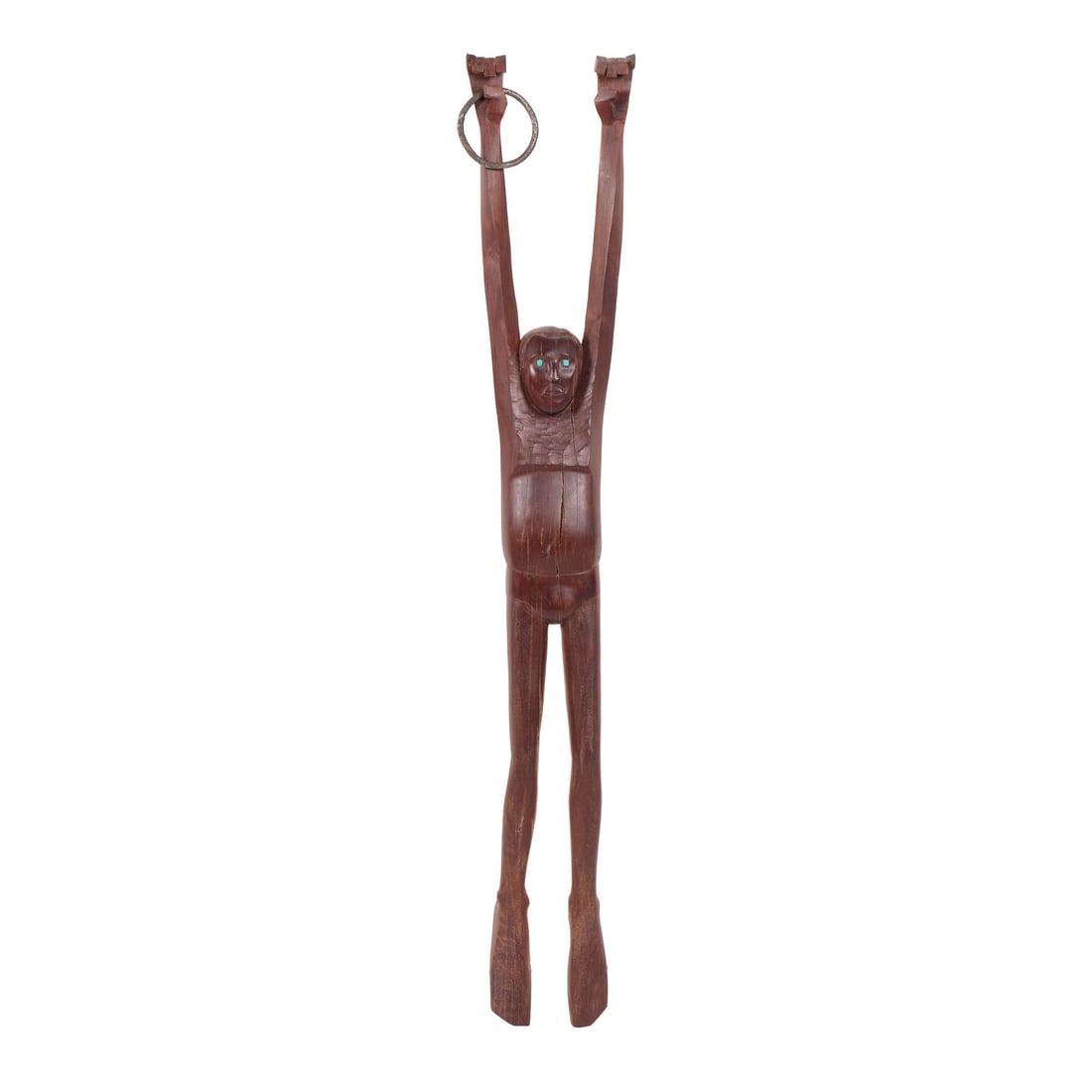 Tulio Romano "Gimnasta" Wood Sculpture 1994 (1 of 4)