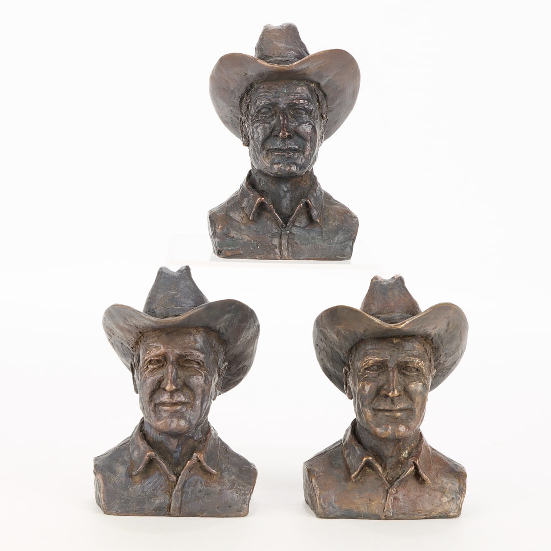 3 Jay Contway “Bill Linderman?? Bronze Busts (1 of 6)