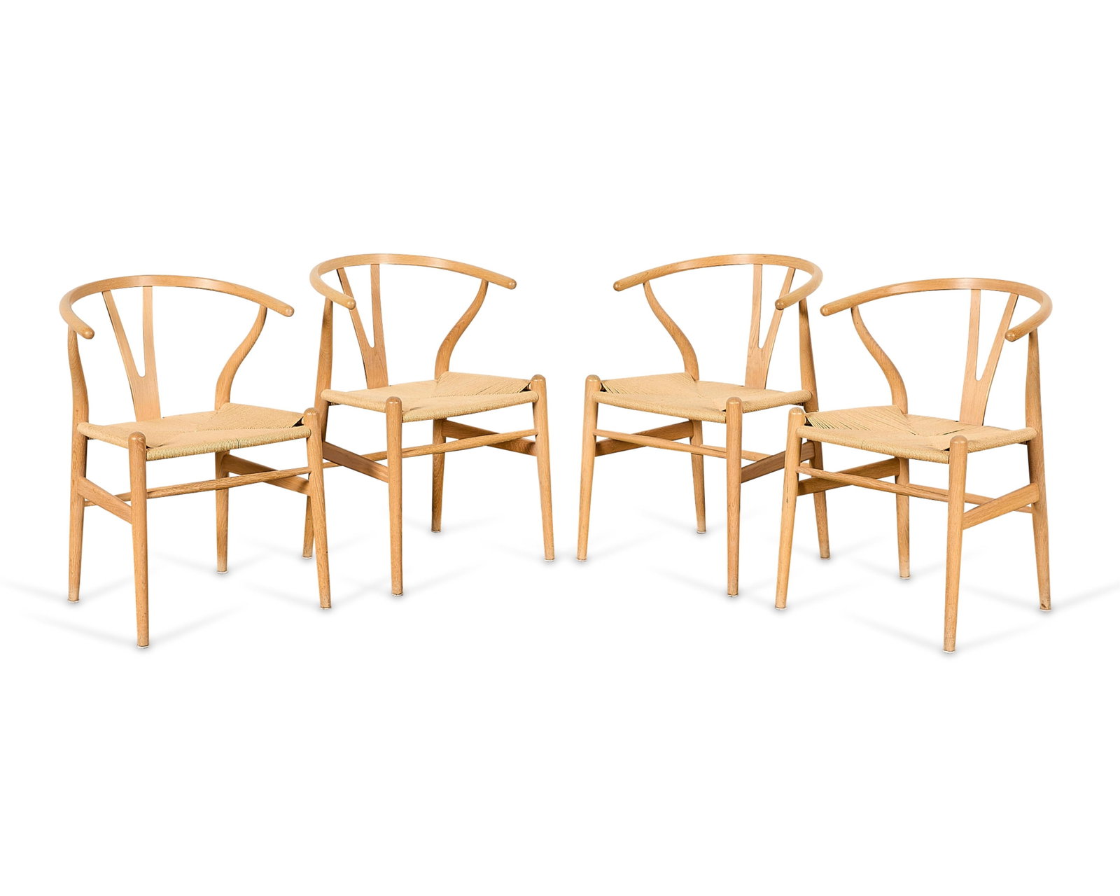 4 Hans Wegner for Hansen CH24 Wishbone MCM Chairs (1 of 6)