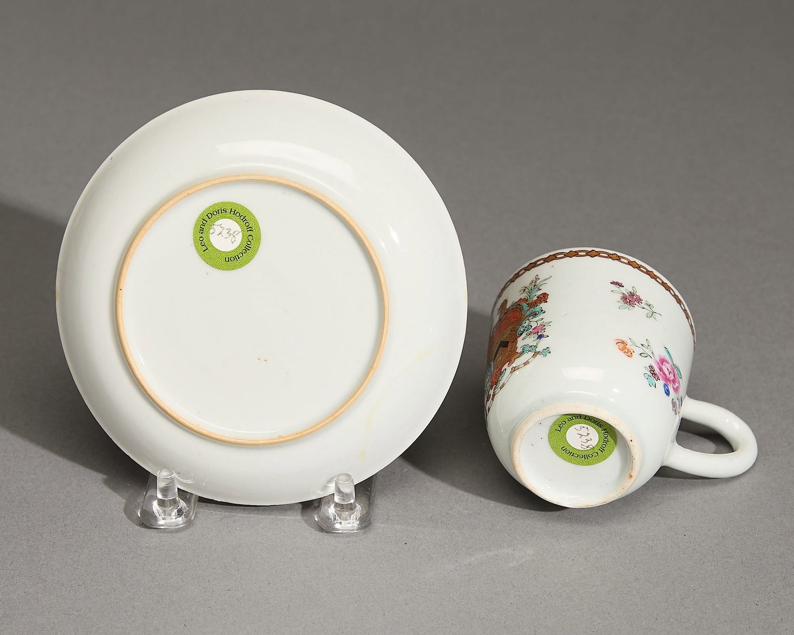 Chinese Armorial Coffee Cup & Saucer - Henchman - 5