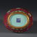 Qing dynasty coral read flower pattern double ring ear - 6