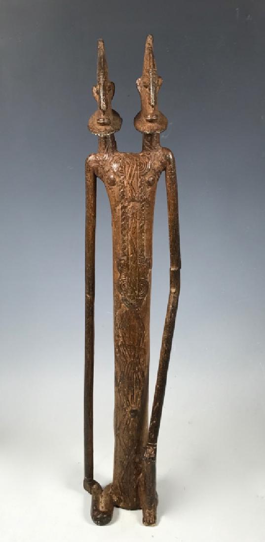 African Art Twin Bronze Dogon Statue, Mali (1 of 7)
