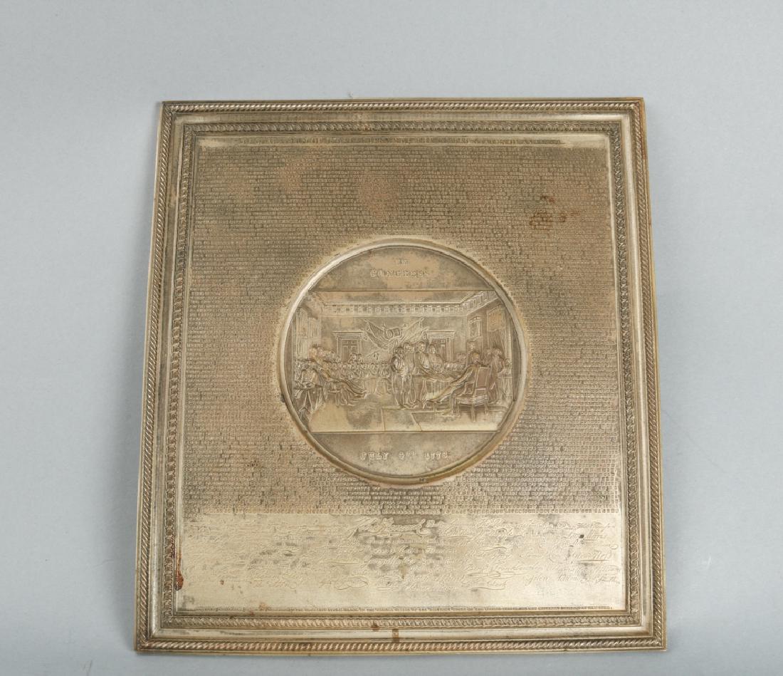 Declaration of Independence in Metal (1 of 6)