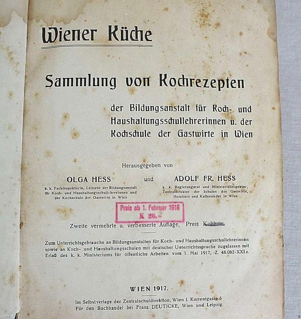 Wiener Kueche by Olga Hess & Adolf Fr. Hess, 1917, (1 of 5)
