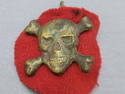 Rare hat emblem of Italian military units "The Black Brigades" from World War II