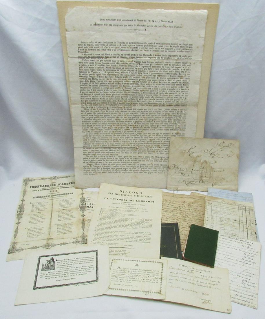 An Assortment of Paper Items: leaflets, posters and manuscripts printed/written on behalf of the (1 of 14)