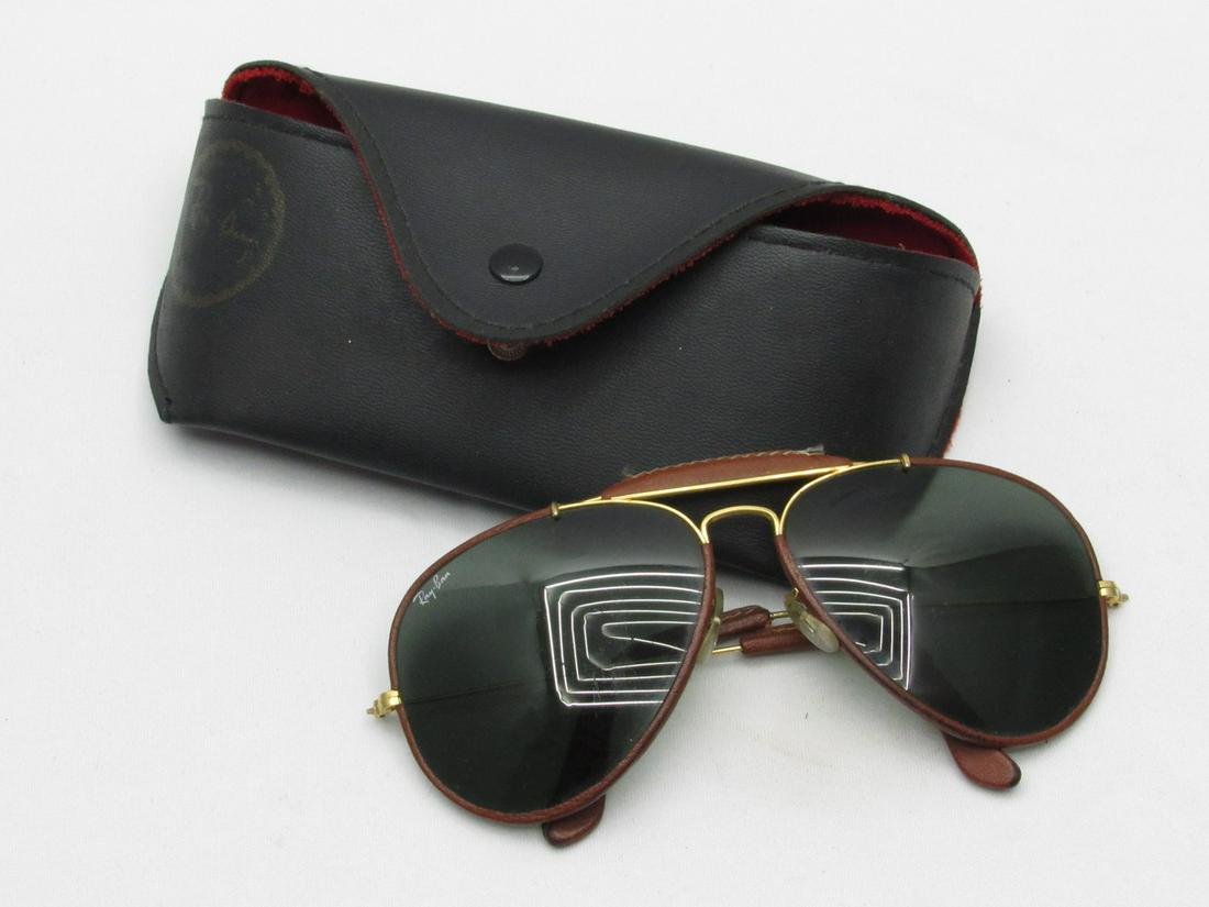 Vintage "Aviator" sunglasses made by RayBan (1 of 7)