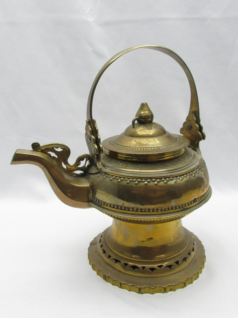 Antique Brass Hand Washing Kettle Malay Peninsula (south East Asia