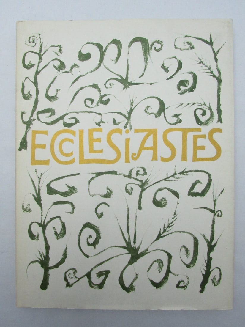 Ecclesiastes - written and illustrated edition by Ben Shahn - Paris, 1967 (1 of 7)