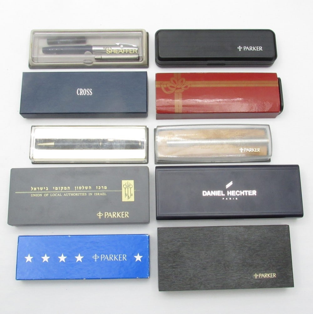 A large assortment of ballpoint and fountain pens (1 of 11)