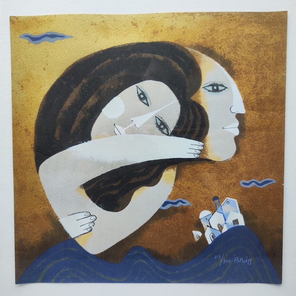 Sami Briss (Romania - France, b. 1930), couple (1 of 4)