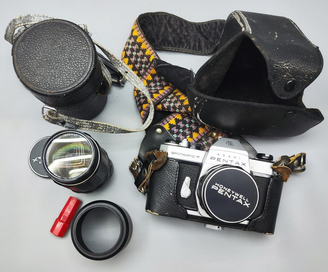 35 mm camera made by Pentax, model Asahi Spotmatic SLR (1 of 8)